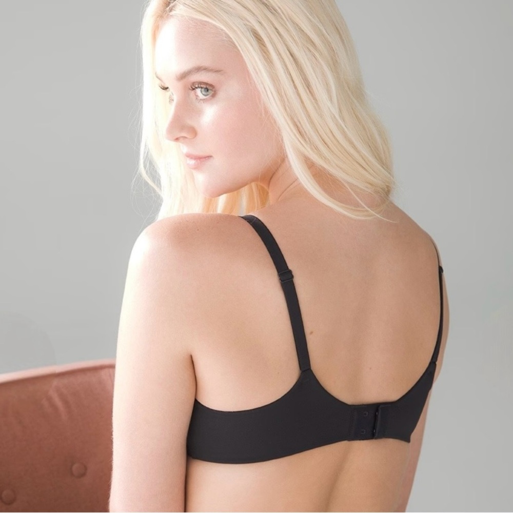 NWT Soma Enbliss Full Coverage Underwire Bra 36 D Black Back Hook #0070 - Picture 10 of 12